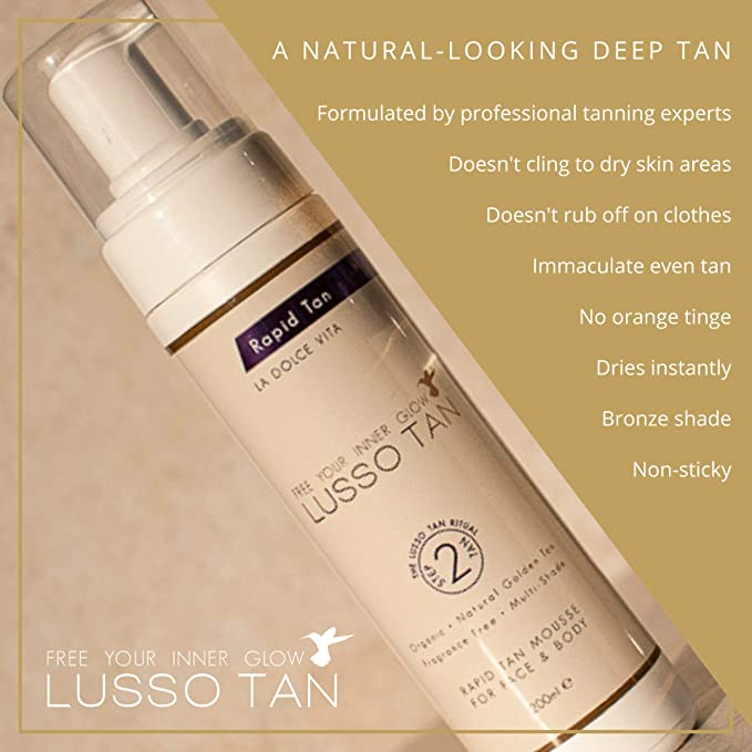 Rapid Tan Mousse 200ml (x3 units)