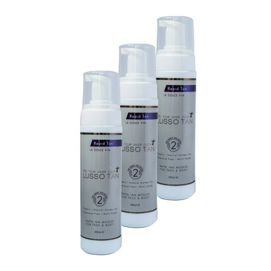 Rapid Tan Mousse 200ml (x3 units)