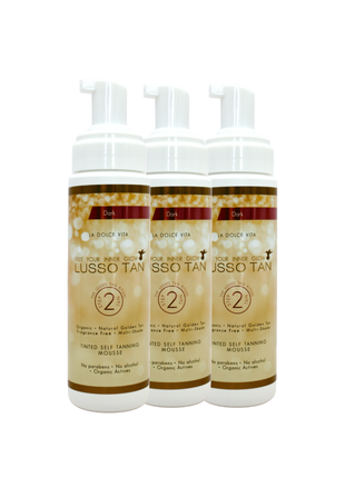 Tinted Self Tanning Mousse Dark (x3 units)