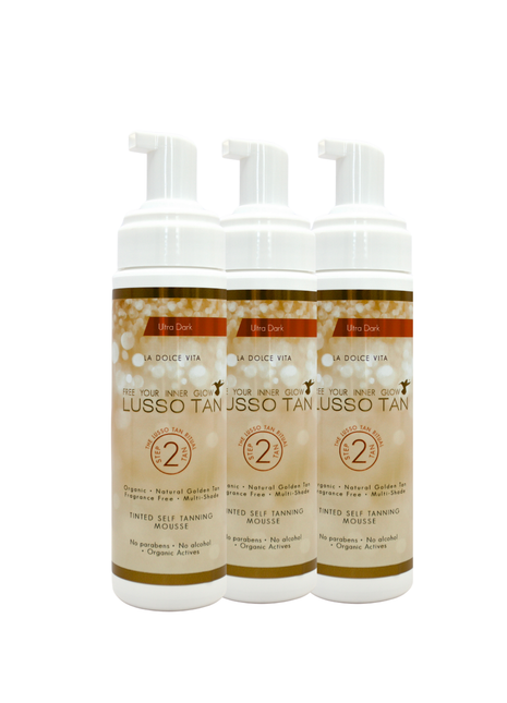 Tinted Self Tanning Mousse Ultra Dark (x3 units)