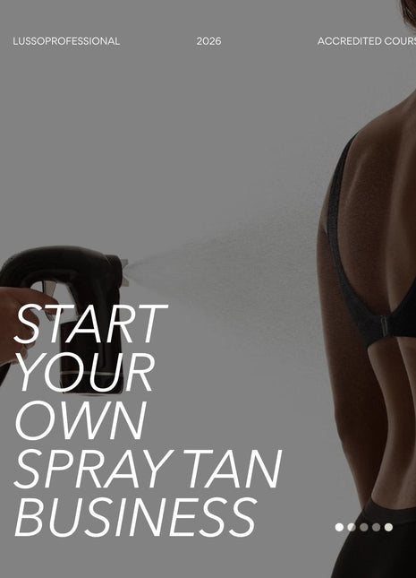 Spray Tan Training - In Person at Lusso Tan HQ